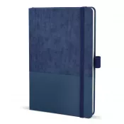 ciemnoniebieski - Notatnik Thermo Leather A5