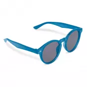 niebieski transparentny - Przezroczyste okulary przeciwsłoneczne Jacky 400UV