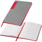czerwony - Notatnik A5 w linię EVAN
