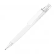 biały - Długopis plastikowy soft-touch ORLANDO