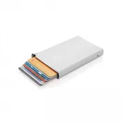 srebrny - Etui na karty kredytowe, ochrona RFID