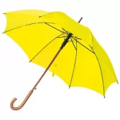 żółty - Parasol automatyczny drewniany Ø105 cm NANCY