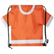 pomarańczowy - Worek ze sznurkiem "koszulka kibica", rozmiar dziecięcy