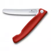 czerwony - Składany nóż do warzyw i owoców Swiss Classic Victorinox