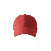 Bordowy - Reklamowa czapka z daszkiem Malfini 6P 305