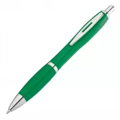 zielony - Plastikowy długopis reklamowy WLADIWOSTOCK (jednolity kolor)