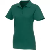 Leśny zielony - Helios - koszulka damska polo z krótkim rękawem