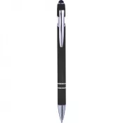 czarny - Długopis z touch pen-em