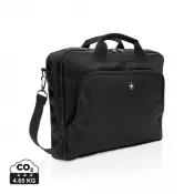 czarny - Torba na laptopa 15,6" Swiss Peak Deluxe