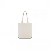 ecru - Torba bawełniana 270 g/m², 37 x 42 cm, z dnem 10 cm