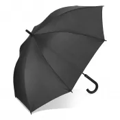 czarny - Verdure 190T Pongee 23""Wiatroodporny parasol zuchwytem, automatyczny