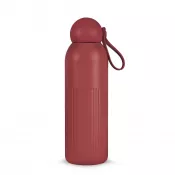 ciemnoczerwony - Stalowa butelka Sagaform Tekla (z recyklingu) 500 ml