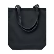 Torba bawełniana na zakupy 270 g/m² RASSA COLOURED Czarny