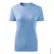 Błękitny - Damska koszulka bawełniana 145 g/m² MALFINI CLASSIC NEW 133
