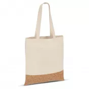 naturalny-t - Torba transportowa bawełna i korek 170g/m² 35 x 40cm