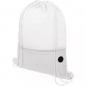 Biały - Siateczkowy plecak Oriole ściągany sznurkiem