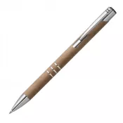 brązowy - Papierowy długopis