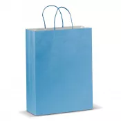 jasnoniebieski - Papierowa torba 30x40x12 cm 120g/m²