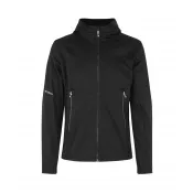 Black - Kurtka ID softshell z kapturem/lekka 0836 185 g/m²