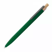 zielony - Długopis z aluminium z recyklingu