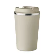 Kubek termiczny ze stali 350 ml BRACE Bezowy