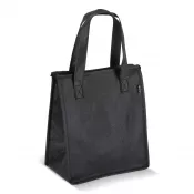 czarny - R-PET Torba chłodząca z włókniny 23 x 15 x 27,5 cm 75g/m²
