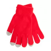 czerwony - Actium rękawiczki do ekranów dotykowych