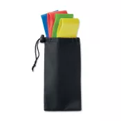 Taśmy fitness z TPE 4 szt. w etui FITBAND