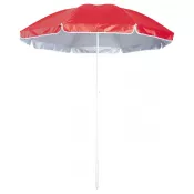 czerwony - Parasol plażowy ø147 cm
