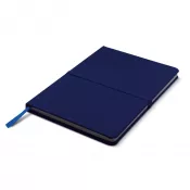 ciemnoniebieski - Dziennik wykonany z plastiku z recyklingu format A5