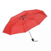 czerwony - Składany na 3 parasol ⌀96 cm PICOBELLO
