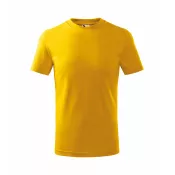 Żółty - Koszulka bawełniana dziecięca 160 g/m²  BASIC 138