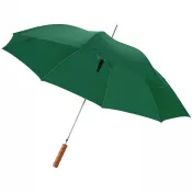 Zielony - Parasol automatyczny Ø102 cm Lisa z drewnianą prostą rączką