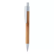 biały - Colothic długopis bambusowy