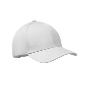 Czapka z daszkiem 6-panelowa 280 g/m² BAHAMAS Bialy
