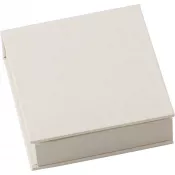 biały - Mały notatnik z kartona po mleku