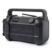 czarny - M-928 | Muse radio robocze z bluetooth 20W z radiem FM