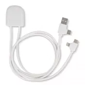 biały - Xoopar Ice-C GRS Charging cable