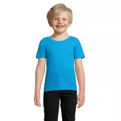 Koszulka dziecięca organiczna Sol's PIONEER KIDS Aqua