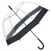 czarny - Reklamowy parasol przezroczysty HONEYMOON
