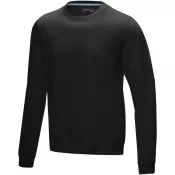 Czarny - Męska organiczna bluza Jasper wykonana z GRS z recyclingu i posiadająca certyfikat GOTS