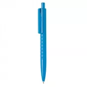 błękitny - Długopis z diamentowym wzorem i niemieckim wkładem Dokumental®