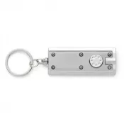 srebrny - Brelok do kluczy, lampka 1 LED