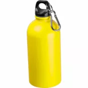 żółty - Stalowa butelka NEW YORK 500 ml