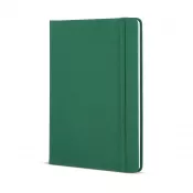 ciemnozielony - Notatnik A5 z tworzywa PU z kartkami FSC