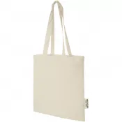 Piasek pustyni - Madras torba na zakupy z bawełny z recyklingu o gramaturze 140 g/m2 i pojemności 7 l