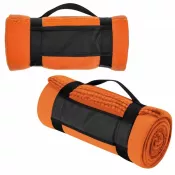 pomarańczowy - Koc z polaru NASHVILLE 170 g/m²