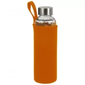 pomarańczowy - Butelka reklamowa szklana 500 ml Klagenfurt