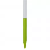 Zielone jabłuszko - Unix długopis z tworzyw sztucznych pochodzących z recyklingu