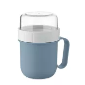 Kubek śniadaniowy z pojemnikiem 450 ml CUP ON GO Petrol